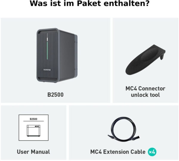 Marstek Speicher für Balkonkraftwerke Saturn B2500-D 2,24 kWh