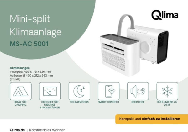 Qlima Mini-Split-Klimagerät (MS-AC 5001)