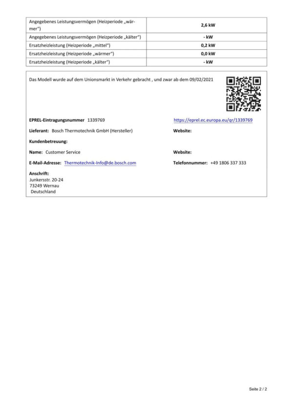 Bosch CL3000i-Set 26 WE 2,8kW R32 (7733701735)